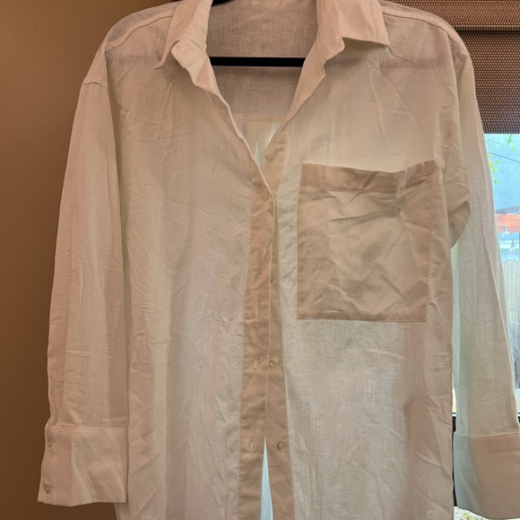 Abercrombie Linen button down and shorts set - Picture 5 of 5